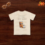 Ivory Chai Biscuit Dunk Quotient T-shirt with humorous equation and graphic