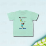 Island green Kids Pongal T-shirt in soft cotton for kite festival